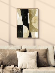 Artko Beige Collage by Suzanne Nicoll Framed Art - Image 1 of 3