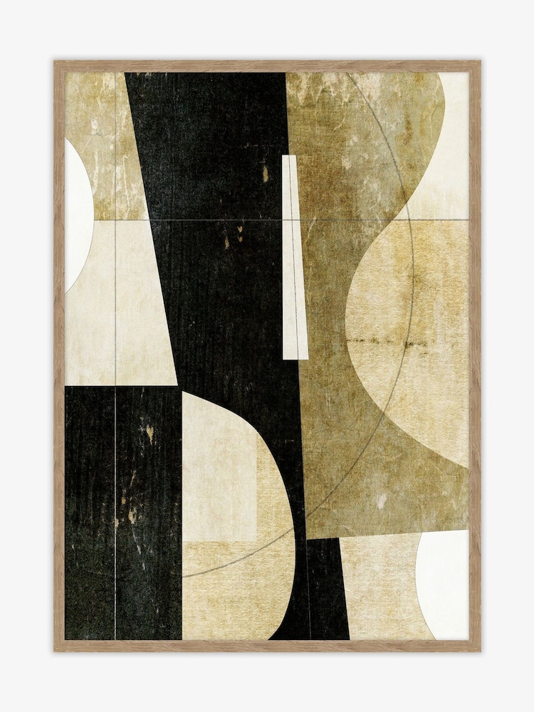 Artko Beige Collage by Suzanne Nicoll Framed Art - Image 2 of 3 Artko Beige Collage by Suzanne Nicoll Framed Art - Image 2 of 3