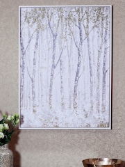 Arthouse Natural Glitter Trees Capped Canvas - Image 1 of 3