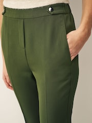 Grün - Hose in Straight Fit mit Gummizug hinten - Bild 4 von 6