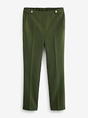 Grün - Hose in Straight Fit mit Gummizug hinten - Bild 5 von 6
