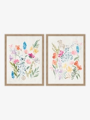 Artko Set of 2 Cream Blossom Springtime By Hannah Dawson Framed Arts - Image 2 of 3
