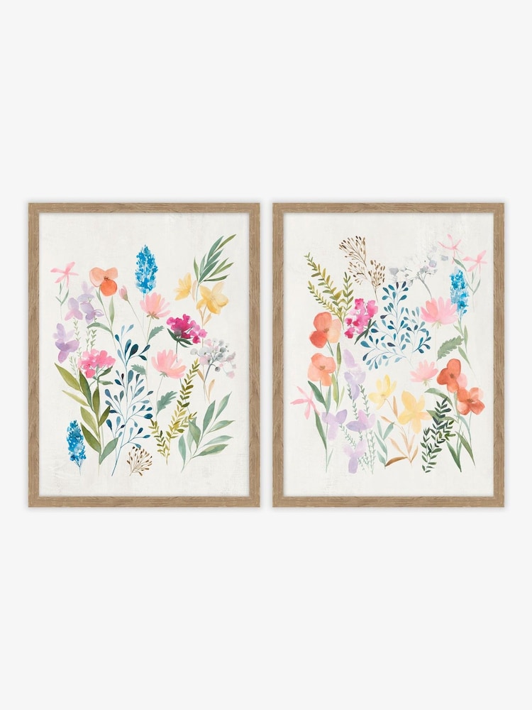 Artko Set of 2 Cream Blossom Springtime By Hannah Dawson Framed Arts - Image 2 of 3 Artko Set of 2 Cream Blossom Springtime By Hannah Dawson Framed Arts - Image 2 of 3