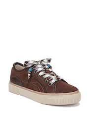 Blowfish Malibu Brown Azure Regular Fit Lace-Up Trainers - Image 7 of 7
