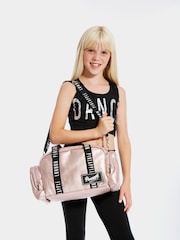 Pineapple Rose Gold Pink Holdall Dance Kit Bag - Image 1 of 4