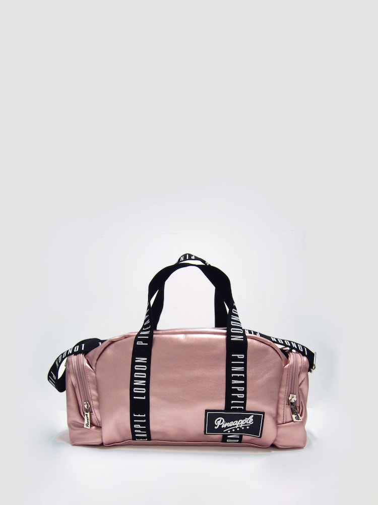 Pineapple Rose Gold Pink Holdall Dance Kit Bag - Image 4 of 4