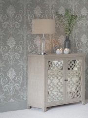 Laura Ashley Steel Josette 10M Wallpaper - Image 2 of 5