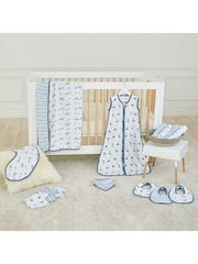 aden + anais™ White Essentials Seashorse Cotton Muslin Blanket - Image 4 of 5