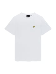 Lyle & Scott White Crew Neck Cotton T-Shirt - Image 4 of 7