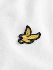 Lyle & Scott White Crew Neck Cotton T-Shirt - Image 6 of 7