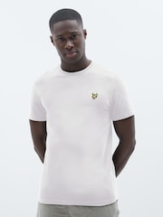 Lyle & Scott White Crew Neck Cotton T-Shirt - Image 7 of 7