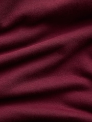 Gap Burgundy VintageSoft Oversized Mock Neck Logo Sweatshirt - Image 3 of 3