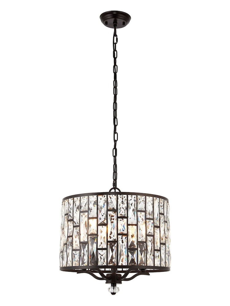 Gallery Home Black Bella 5 Ceiling Light Pendant - Image 1 of 7 Gallery Home Black Bella 5 Ceiling Light Pendant - Image 1 of 7