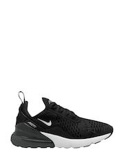 Nike Black/White Air Max 270 Trainers - Image 5 of 13