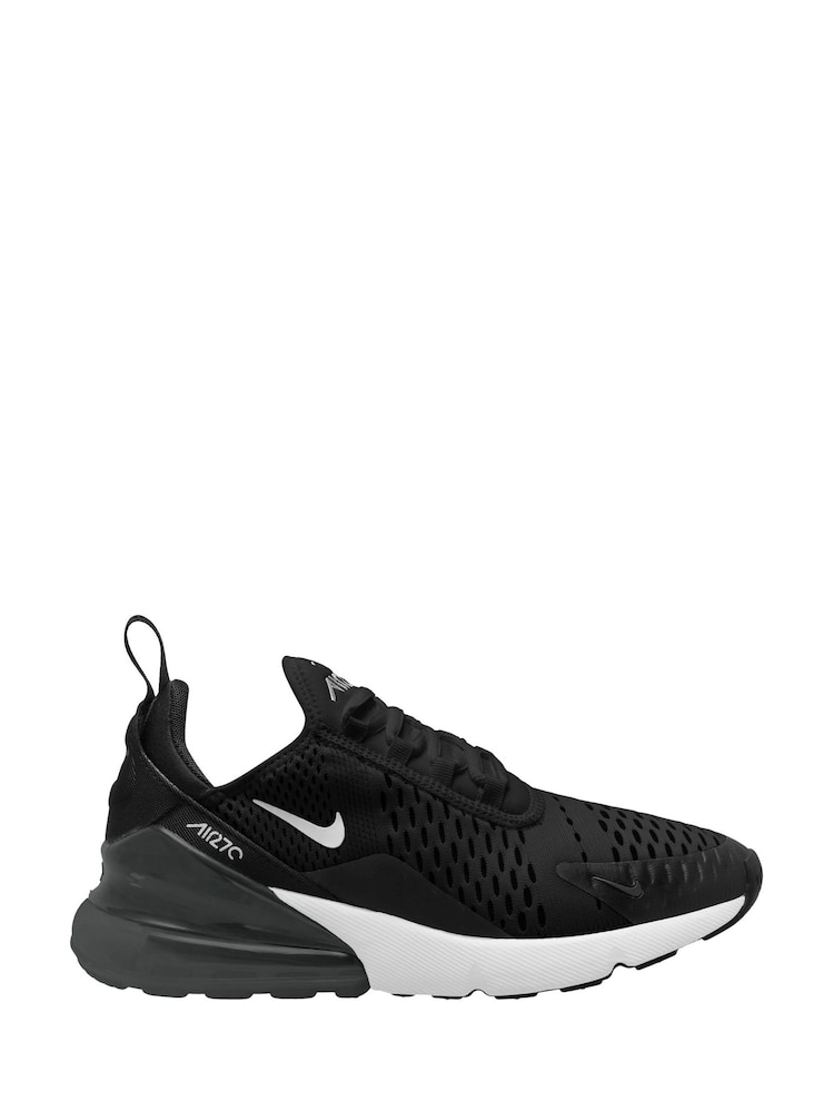 Nike Black/White Air Max 270 Trainers - Image 5 of 13