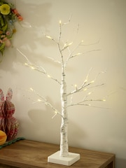 White Lit Twig Tree - Image 1 of 3