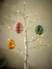 White Lit Twig Tree - Image 2 of 3
