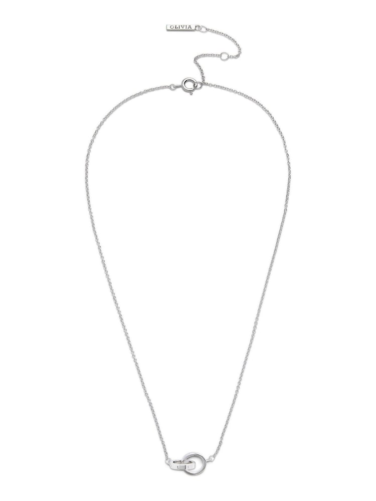 Olivia Burton Classic Interlink Silver Necklace - Image 1 of 2 Olivia Burton Classic Interlink Silver Necklace - Image 1 of 2