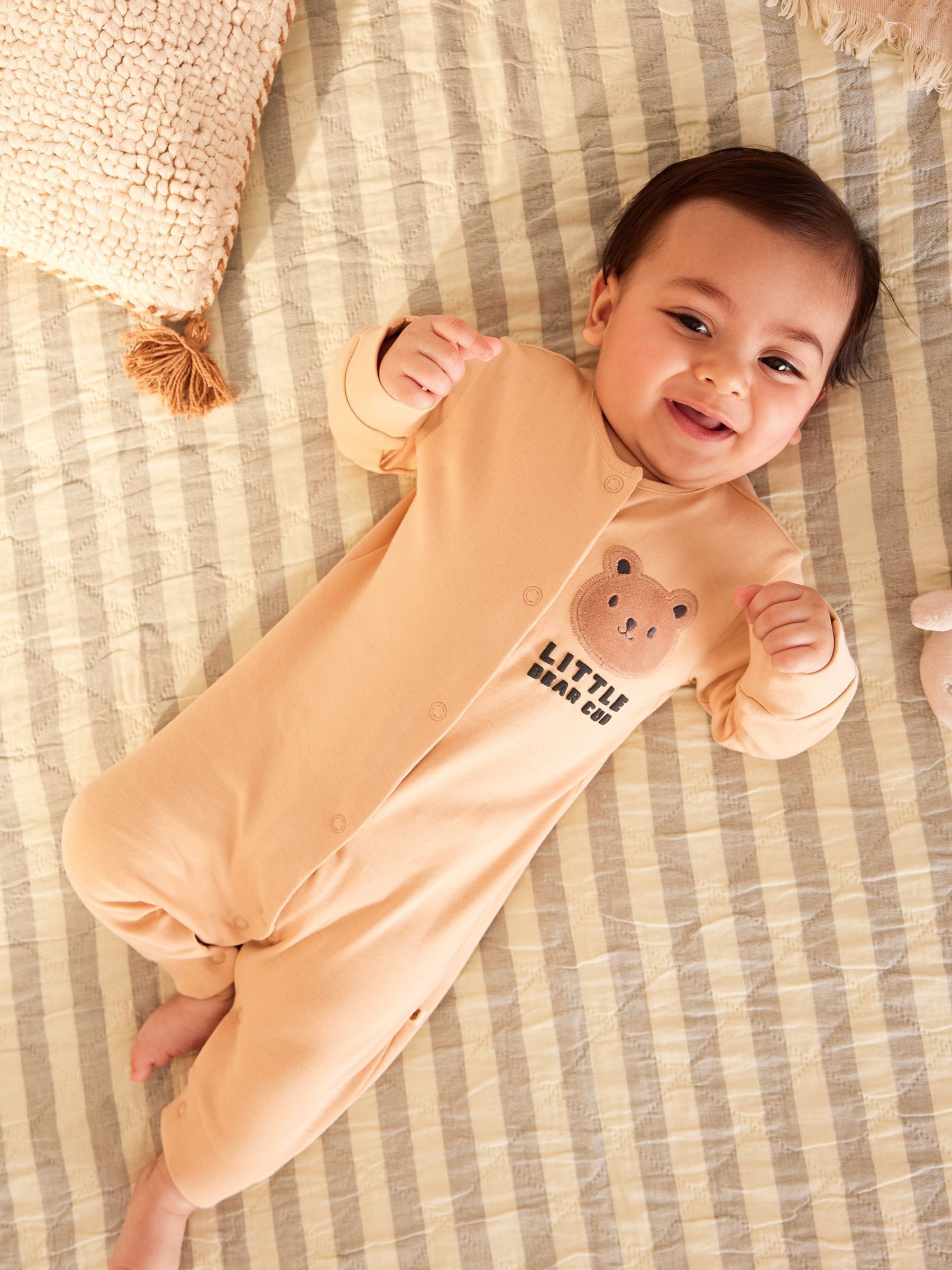 Pyjamas NEXT Lot De 3 - Coton Pur, Confortables, Manches Longues, Taille Élastique - 5