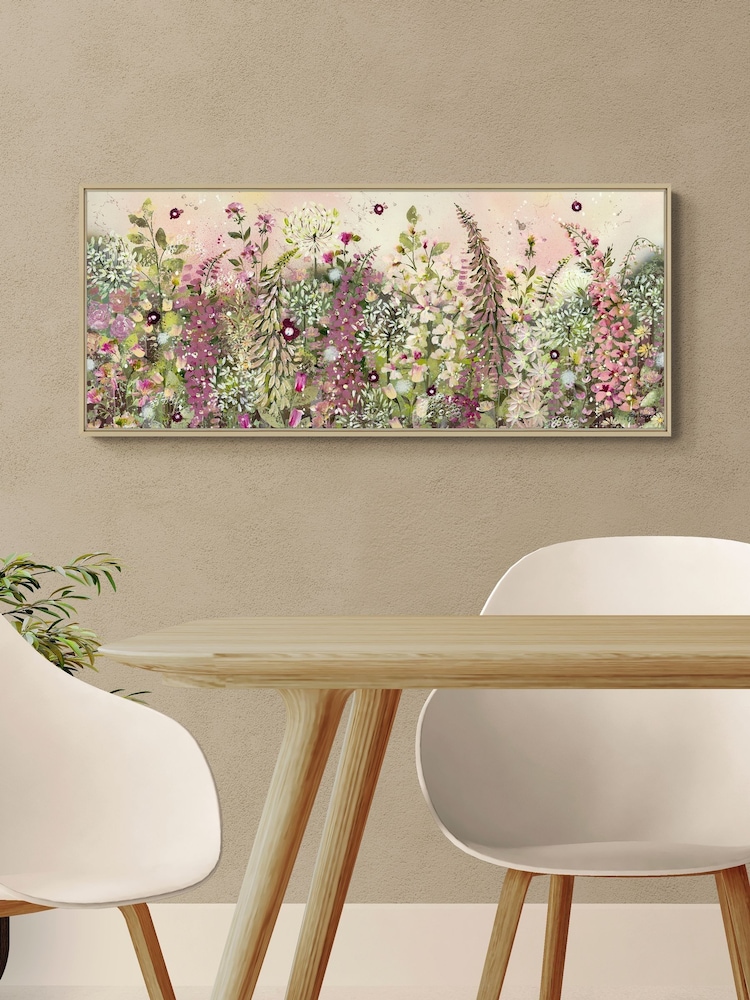 Artko Green Floral Blush By Jane Morgan Framed Art - Image 1 of 4