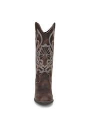 Blowfish Malibu Chocolate Brown Stutter Regular Fit Western Boots - Image 7 of 7