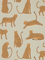 Scion Orange Lionel Cheetah 10.05M Wallpaper - Image 2 of 2