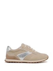 Blowfish Malibu Cream Valley Regular Fit Lace-Up Trainers - Image 1 of 7