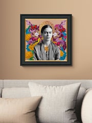 Artko Grey Frida By Erika C Brothers Framed Art - Image 1 of 4