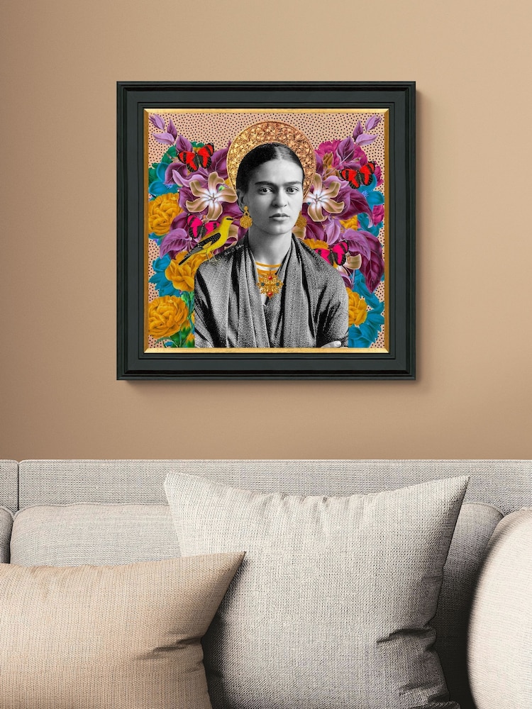 Artko Grey Frida By Erika C Brothers Framed Art - Image 1 of 4 Artko Grey Frida By Erika C Brothers Framed Art - Image 1 of 4