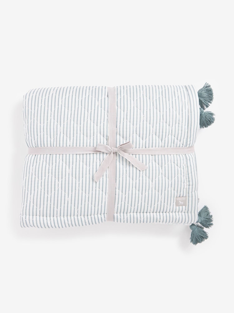 The Little Tailor Blue 100% Cotton Quilt - Image 1 of 11