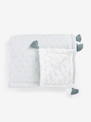 The Little Tailor Blue 100% Cotton Quilt - Image 2 of 11