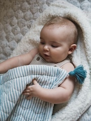 The Little Tailor Blue 100% Cotton Quilt - Image 6 of 11
