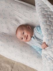 The Little Tailor Blue 100% Cotton Quilt - Image 9 of 11