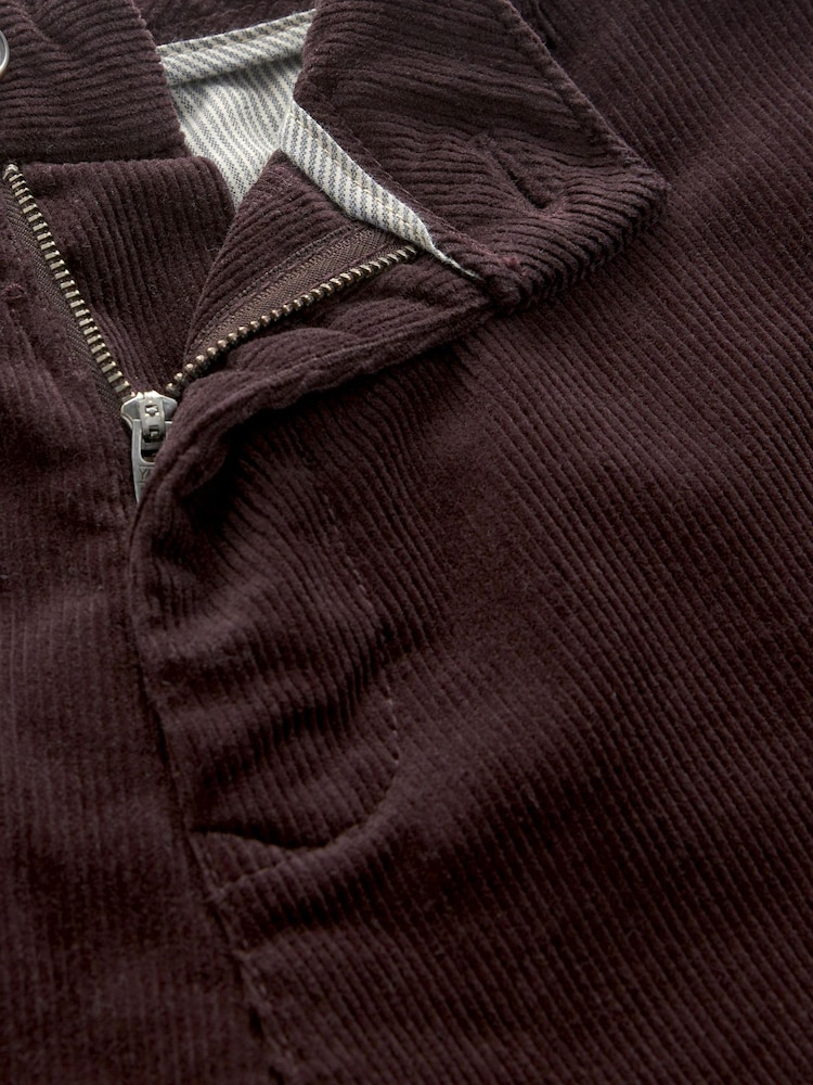 Rouge bordeaux - Pantalon chino slim en velours côtelé - Image 7 of 9