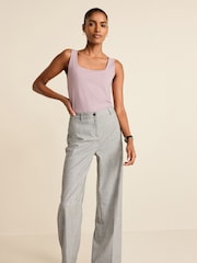 Purple Square Neck Vest - Image 2 of 7