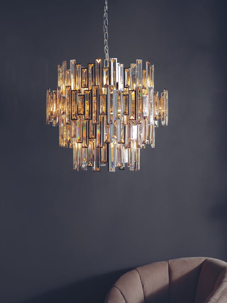 Gallery Home Silver Lillianna 15 Ceiling Light Pendant - Image 1 of 1 Gallery Home Silver Lillianna 15 Ceiling Light Pendant - Image 1 of 1