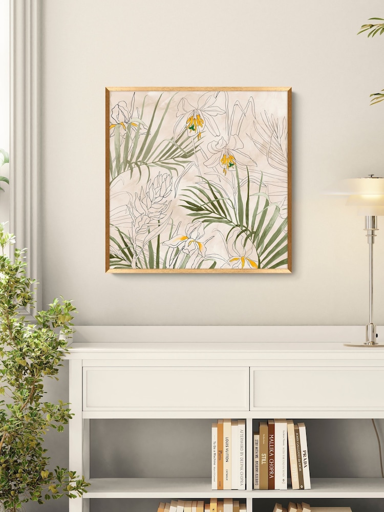 Artko Green Light Flora by Jacob Q Framed Art - Image 1 of 3