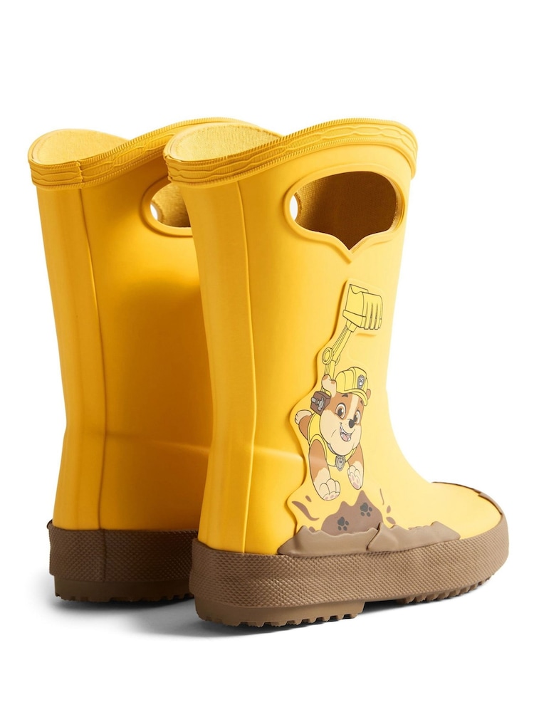 Hunter Yellow First Paw Patrol Wellies - Image 2 of 5