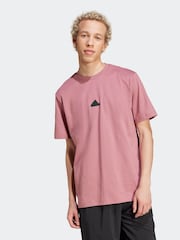 adidas Red 100% Cotton City Escape Graphic T-Shirt - Image 1 of 7