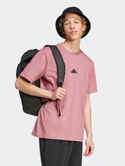 adidas Red 100% Cotton City Escape Graphic T-Shirt - Image 4 of 7