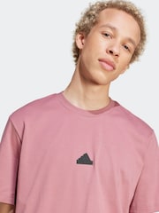 adidas Red 100% Cotton City Escape Graphic T-Shirt - Image 5 of 7