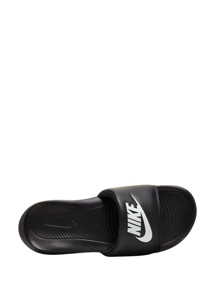 Czarny/biały - Klapki Nike Victori One - Image 4 of 7