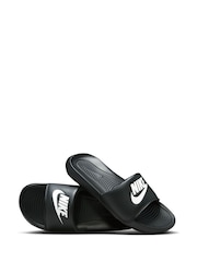 Czarny/biały - Klapki Nike Victori One - Image 5 of 7