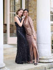 Gina Bacconi Isy Sequin Maxi Dress - Bild 5 av 7