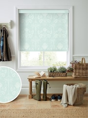Laura Ashley Duck Egg Blue Josette Made To Measure Roller Blind - Image 1 of 6