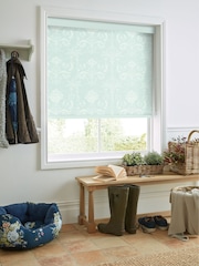 Laura Ashley Duck Egg Blue Josette Made To Measure Roller Blind - Image 2 of 6