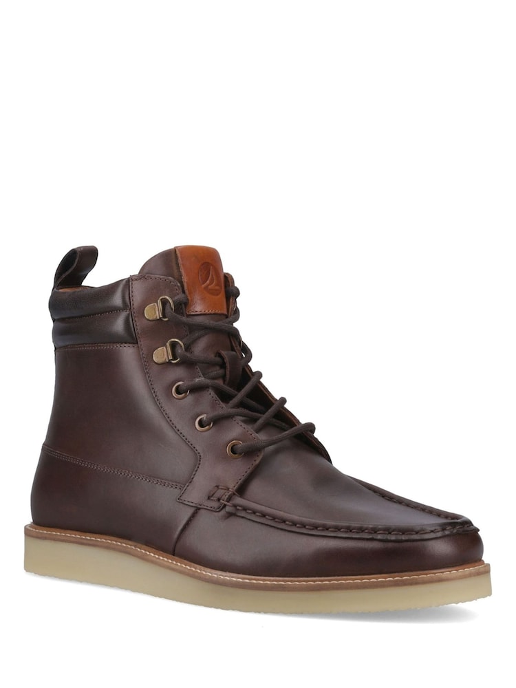 Sperry Brown Newark Ankle Boots - Image 2 of 3 Sperry Brown Newark Ankle Boots - Image 2 of 3