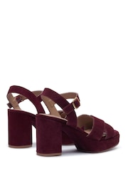 Hush Puppies Purple Ophelia Heel Sandals - Image 2 of 5
