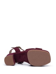 Hush Puppies Purple Ophelia Heel Sandals - Image 5 of 5