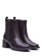 Hush Puppies Brown Violet Ankle Boots - Image 4 of 5